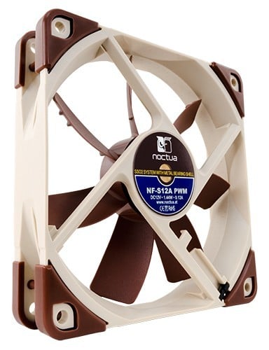 Noctua NF-S12A PWM -ventilator, 120 mm