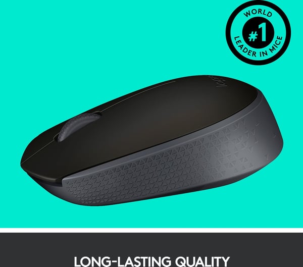 Logitech M170 -trådlös mus, grå