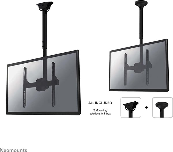 Neomounts by Newstar NM-C440BLACK TV / bildskärms takfäste för 32"-60" skärm, höjdjusterbart