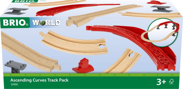 BRIO World 33995 Stigende kurver -bane sæt