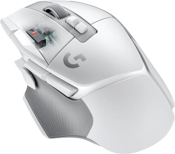 Logitech G502 X Lightspeed -trådlös speldosa, vit