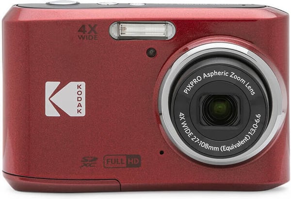 Kodak Pixpro FZ45 digital kamera, rød