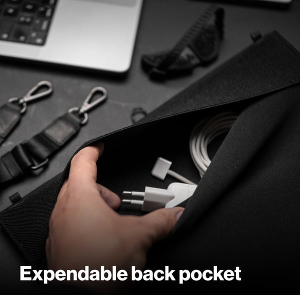 Deltahub Formo 3in1 Laptop Bag 13" - computertaske, sort
