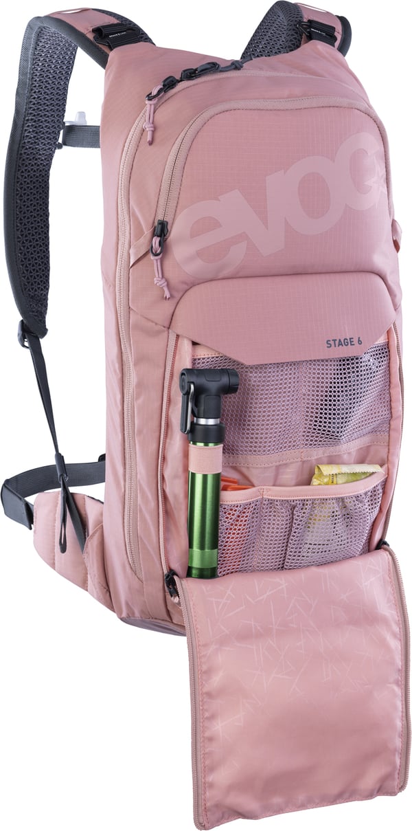 Evoc Stage 6 cykelrygsæk med 2 liters væskeblære, pink