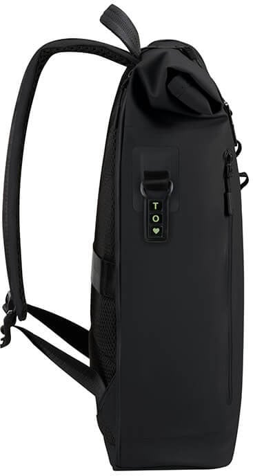 Samsonite Coatify Biz Rolltop 15,6" -rygsæk, sort