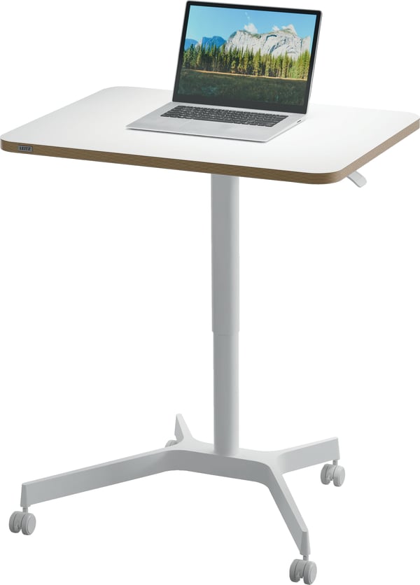Leitz Ergo -justerbart skrivbord på hjul, liten