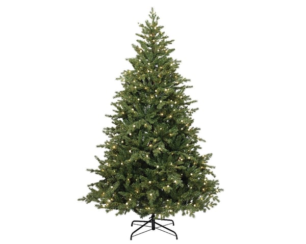 Everlands Rumford konstgjord julgran med ljus, 180 cm, 350 ljuspunkter