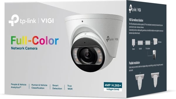 TP-Link InSight S445 övervakningskamera för utomhusbruk, 2,8 mm