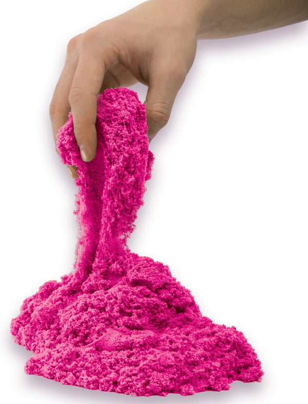 Kinetic Sand Färgpåse modellera sand, ljusrosa