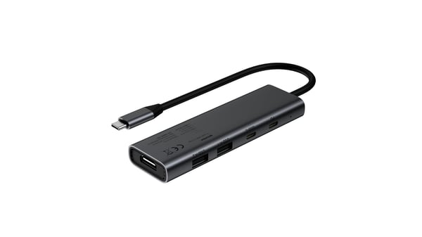 Fuj:tech 5-portars USB-C-hubb, 140 W PD
