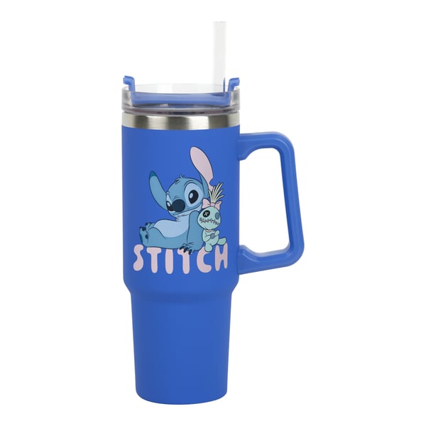 Paladone Stitch dricksflaska/termosmugg, 600 ml