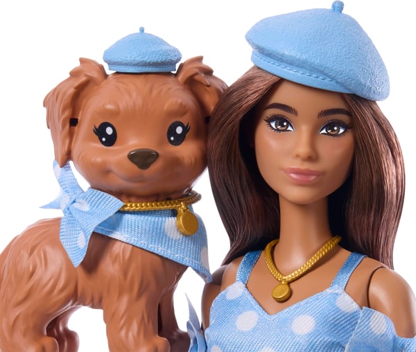 Barbie Twinning Looks Modedocka och husdjur