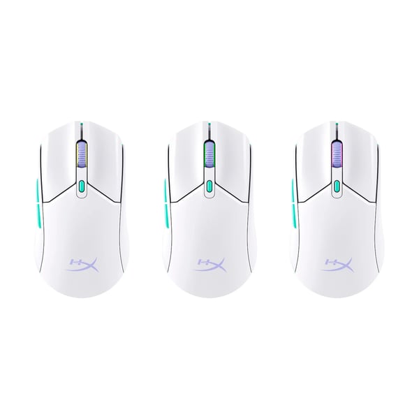 HyperX Pulsefire Haste 2 Core trådlös spelmus, vit