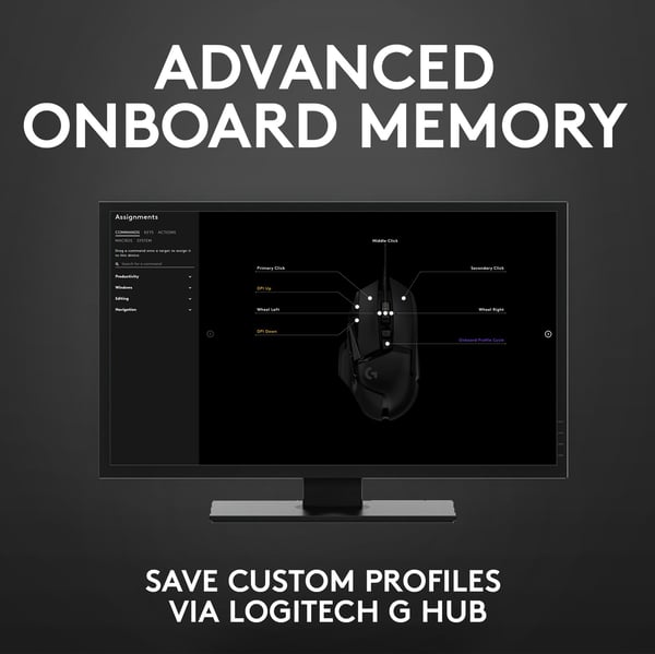Logitech G502 HERO -spelför mus
