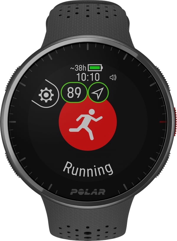 Polar Pacer Pro - GPS-løbeur, Carbon Gray