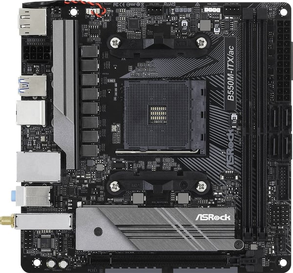 ASRock B550M-ITX/ac moderkort