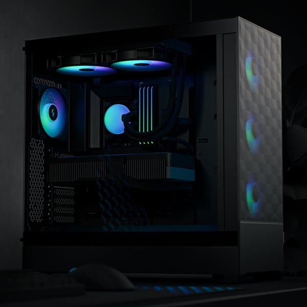 Fractal Design Pop XL Air RGB Sort TG E-ATX-kabinet med vindue, sort