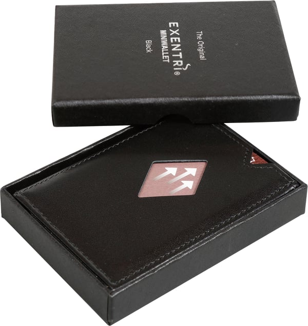 Exentri Miniwallet -plånbok, svart