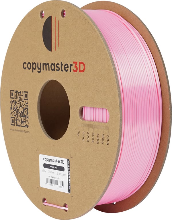 Copymaster3D PLA Silk filament til 3D-printere, 1,75 mm, pink