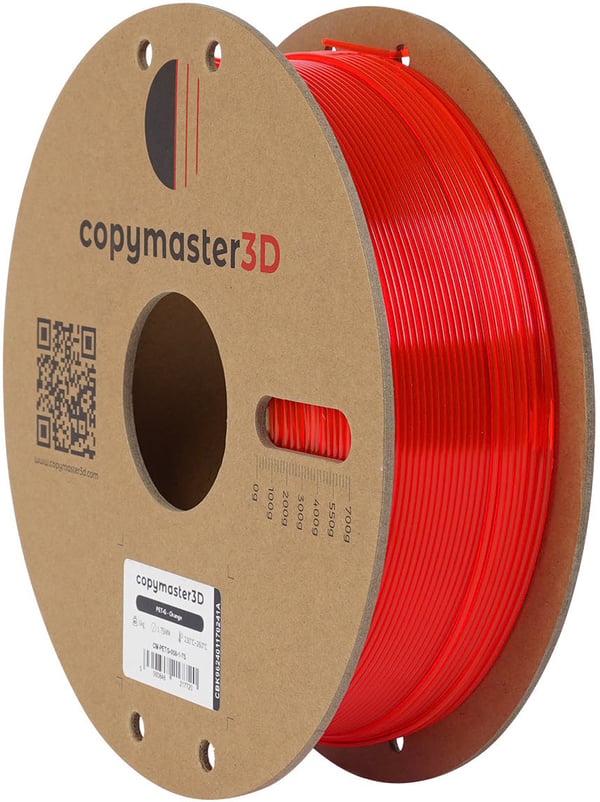 Copymaster3D PET-G filament til 3D-printere, 1.75 mm, orange