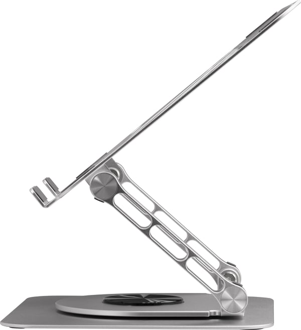 ErgoWork Alu 360° roterbar datorställ, silver