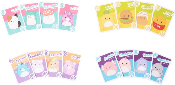 Peliko Original Squishmallows Take 4 kortspel