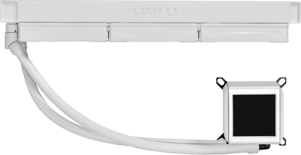 Lian Li Galahad II LCD 360 mm vätskekylningssystem, vitt