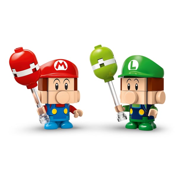 LEGO Super Mario 72034 – Mario Kart™ – Baby Mario mod Baby Luigi