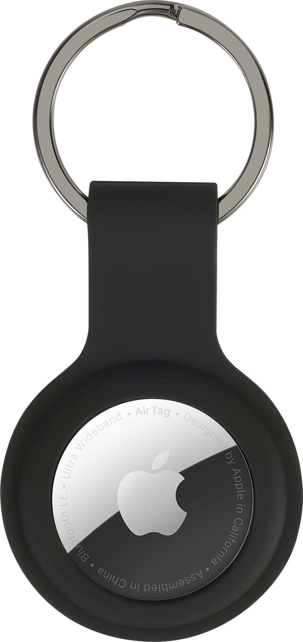 FoneKit TagGuard hållare med nyckelring, Apple AirTag, svart