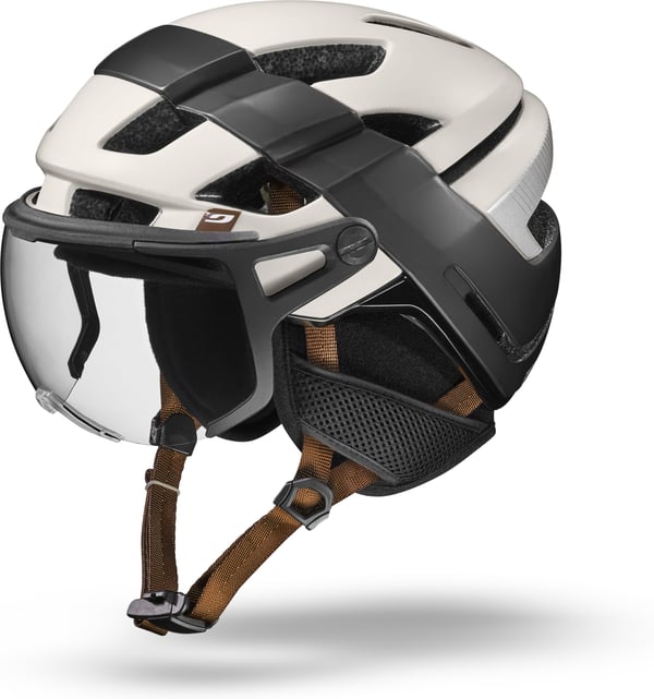 Julbo Itineraire Evo cykelhjälm, 58-62 cm, svart/beige