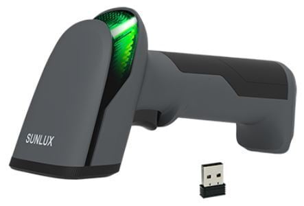 SUNLUX XL 9620D trådlös 2D-streckkodsläsare
