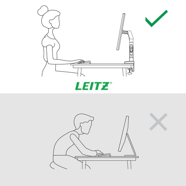 Leitz Ergo skärmarm för en bildskärm
