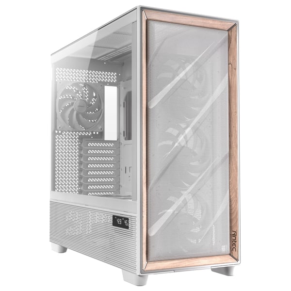 Antec Flux Pro ATX-chassi, vitt