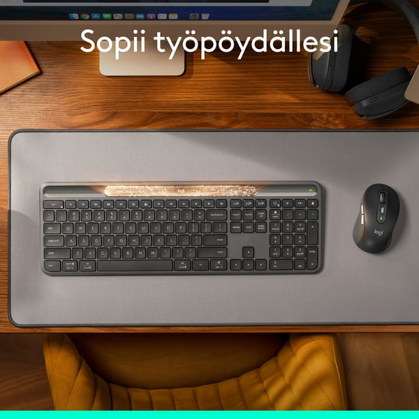 Logitech Signature Slim Solar+ trådlöst tangentbord