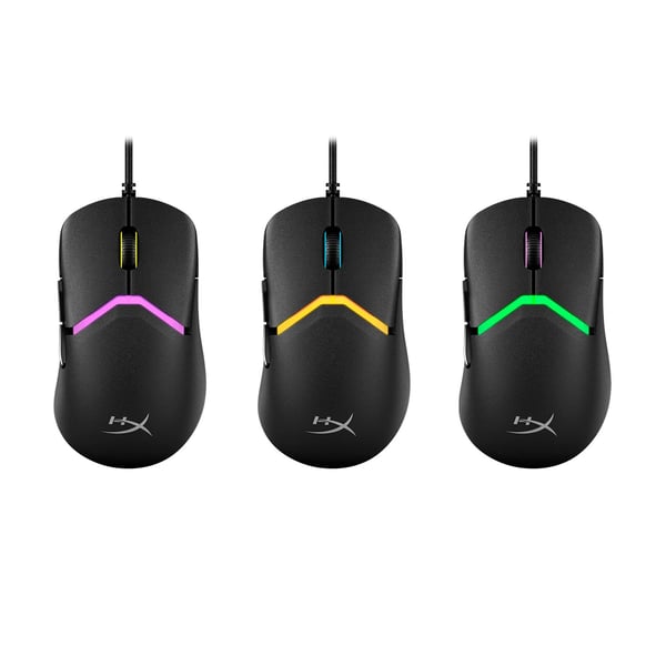 HyperX Pulsefire Saga trådad spelmus, svart