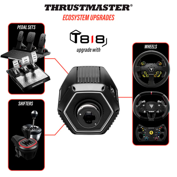 Thrustmaster T818 Servo Black Edition rattbas
