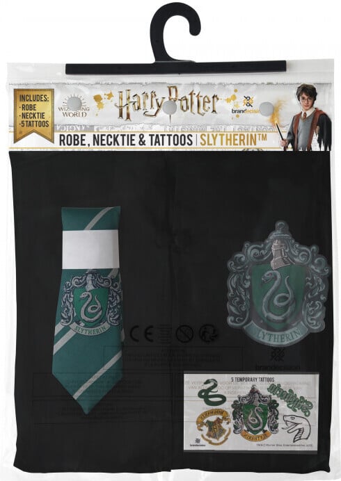 Cinereplicas Harry Potter Slytherin Troldmandskappe, M-størrelse