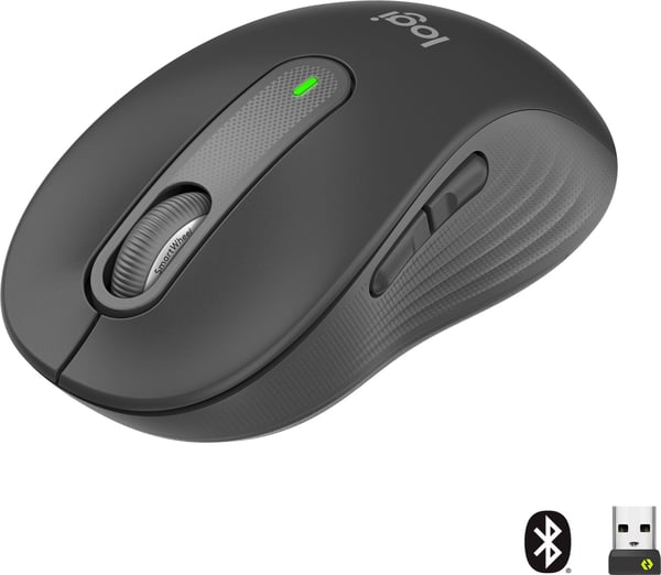 Logitech Signature M650 L -trådlös mus, svart