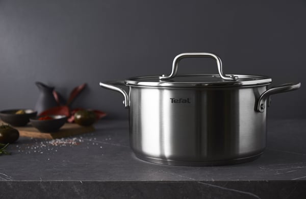 Tefal Virtuoso-kedlen, 24 cm / 5,3 L, rustfrit stål