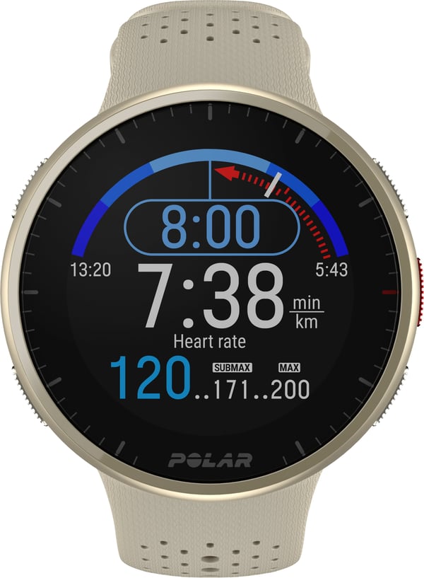 Polar Pacer Pro -GPS-løbeur, Champagne / Gold