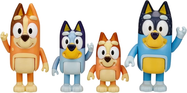 Bluey-familiens figurer 4 stk