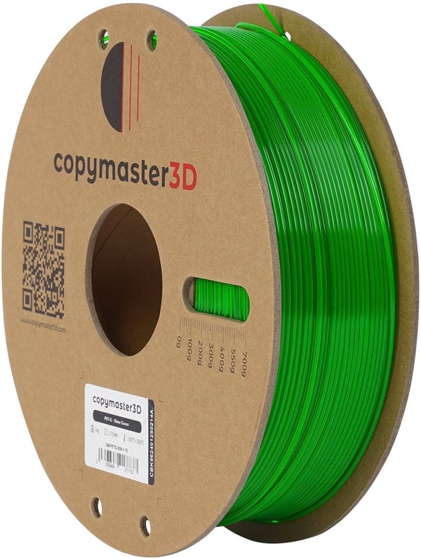 Copymaster3D PET-G filament til 3D-printere, 1.75 mm, neongrøn