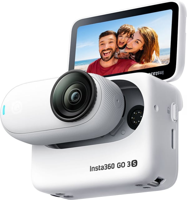 Insta360 GO 3S-actionkamera, 128 GB, hvid