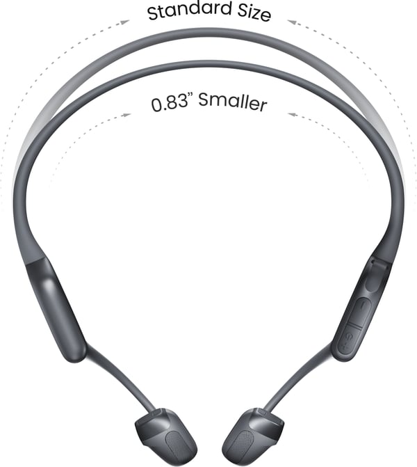 Shokz OpenRun Pro 2 Mini luujohdeku earbuds, sort
