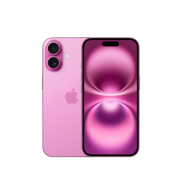 Apple iPhone 16 128 GB-telefon, rosa (MYEA3)