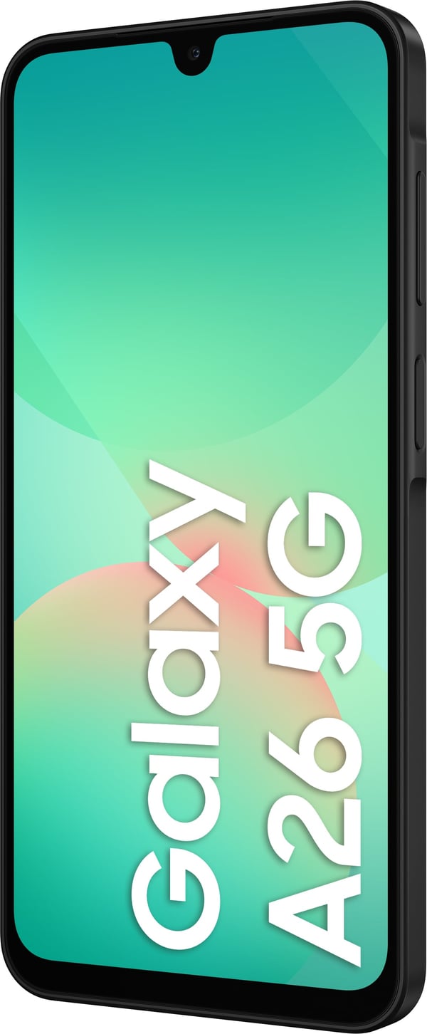 Samsung Galaxy A26 5G-telefon, 128/6 GB, svart