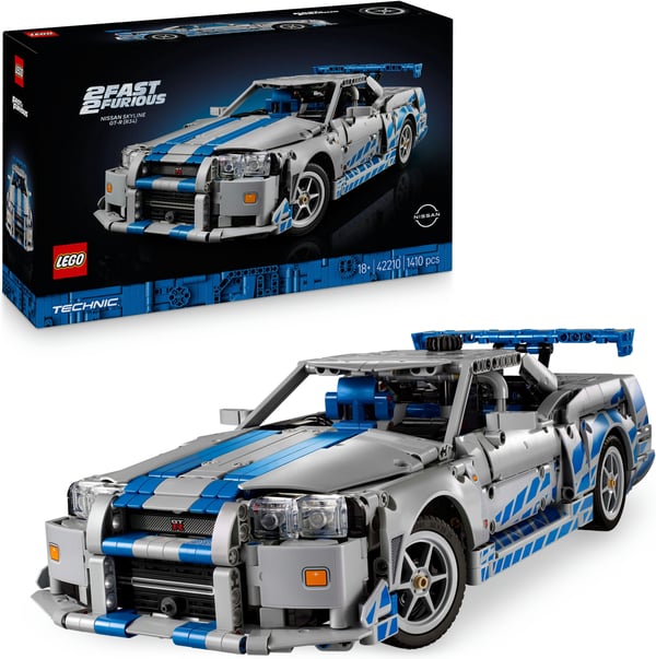 LEGO Technic 42210 2 Fast 2 Furious Nissan Skyline GT-R (R34) bil