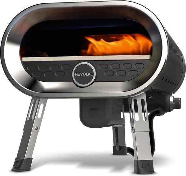 Revolve pizzaugn, gasdriven