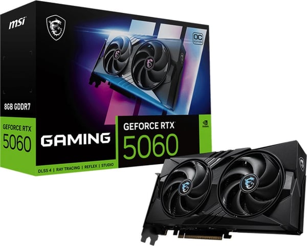 MSI GeForce RTX 5060 8G GAMING OC grafikkort