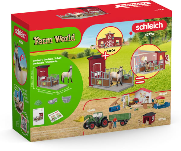 Schleich Farm World 42724 Ponins föl och mustangsto